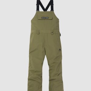 Prezzi Burton skylar bib pants martini olive