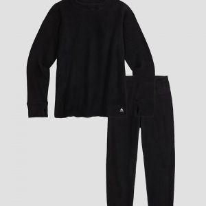 Prezzi Burton fleece base layer set true black