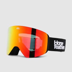 Prezzi Horsefeathers colt black + bonus lens goggle mirror red