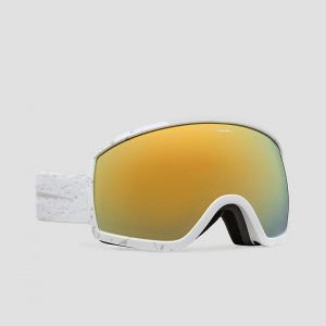 Prezzi Electric eg2-t.s matte speckled white goggle gold chrome