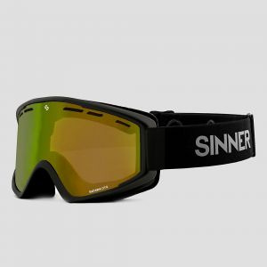 Prezzi Sinner batawa otg matte black goggle double full orange mirror