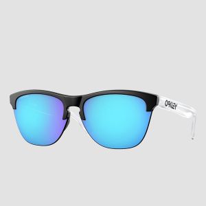 Prezzi Oakley frogskins lite matte black sunglasses prizm sapphire
