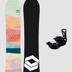 Prezzi Ftwo freedom 139 + sonic pro m snowboard set uni