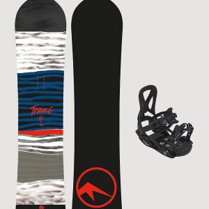Prezzi Trans fe 110 + pure m kids snowboard set uni