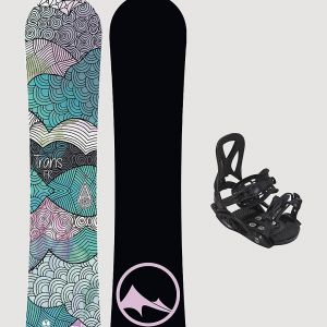 Prezzi Trans fr 130 + pure m kids snowboard set uni