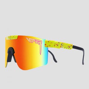 Prezzi Pit viper the originals double wide polarized 1993 sun polarized rainbow mirror