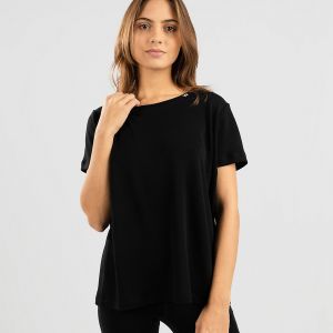 Prezzi Woolf merino snerte base layer top black