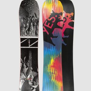 Prezzi Yes standard uninc dc snowboard black and white