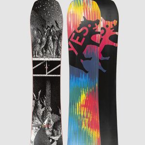 Prezzi Yes standard uninc dc snowboard black and white