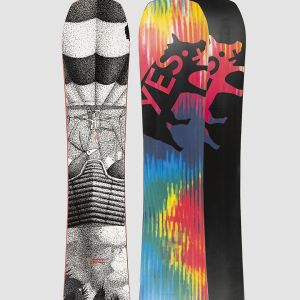 Prezzi Yes standard uninc dc snowboard black and white