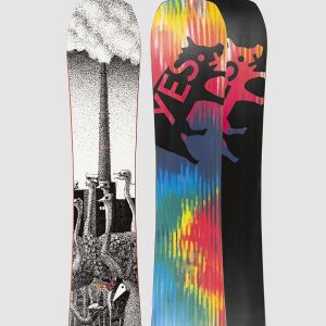 Prezzi Yes standard uninc dc snowboard black and white