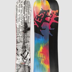 Prezzi Yes standard uninc dc snowboard black and white