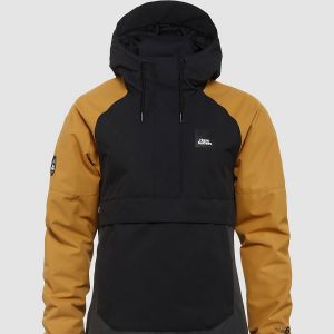 Prezzi Horsefeathers mija anorak black / spruce yellow