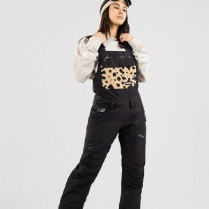 Prezzi Horsefeathers stella bib pants black / dalmatian