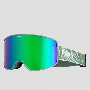 Prezzi Roxy storm dark forest goggle green ml s3