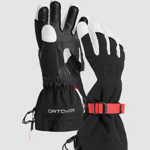 Prezzi Ortovox merino freeride gloves black raven1