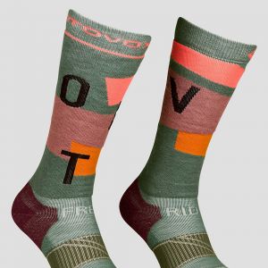 Prezzi Ortovox freeride long cozy tech socks wild herbs