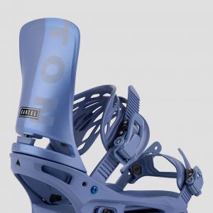 Prezzi Burton cartel re:flex 2024 snowboard bindings slate blue / logo