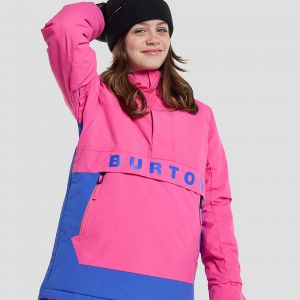 Prezzi Burton frostner anorak fuchsia fusion / ampblu