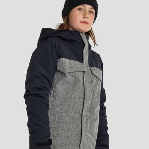 Prezzi Burton covert 2.0 kids jacket true black / heather bog
