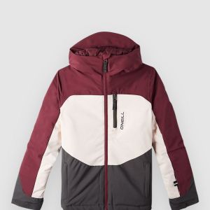 Prezzi O'neill o\'neill carbonite kids jacket windsor wine colour block