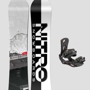 Prezzi Nitro prime raw wide + staxx black l 2024 snowboar uni