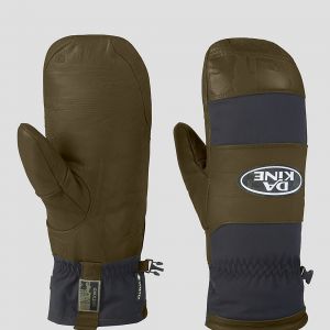 Prezzi Dakine team baron gore-tex mittens dark olive