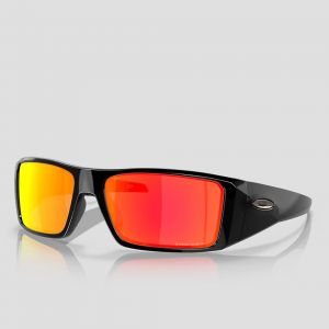 Prezzi Oakley heliostat polished black sunglasses prizm ruby