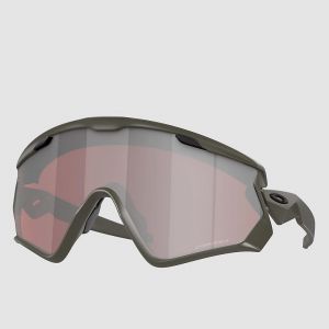 Prezzi Oakley wind jacket 2.0 matte olive sunglasses prizm snow black