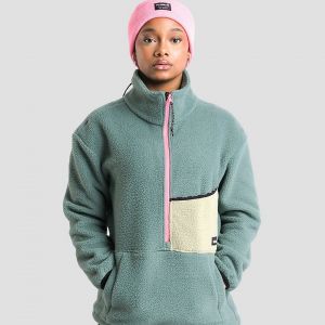 Prezzi Planks day tripper fleece jacket sage green