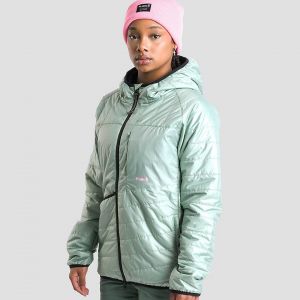 Prezzi Planks toaster zip mid layer insulator jacket sage green