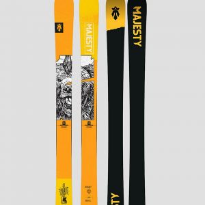 Prezzi Majesty dirty bear xl 2024 skis yellow