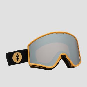 Prezzi Electric ek1 flood black gum+bonus lens goggle silver chrome