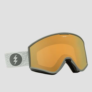 Prezzi Electric ek1 flood smoke+bonus lens goggle gold chrome