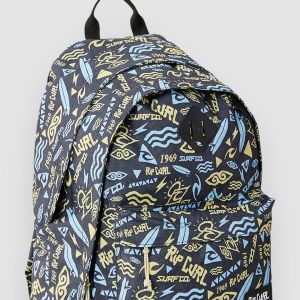 Prezzi Rip curl double dome 24l bts backpack black / yellow