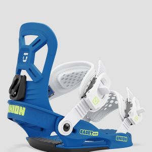 Prezzi Union cadet mini 2025 kids snowboard bindings blue