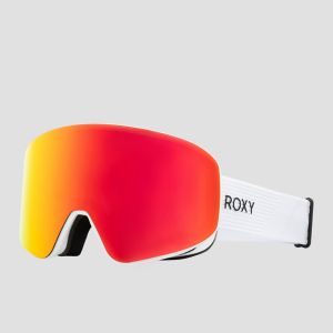 Prezzi Roxy feelin clux sngg white goggle clux red ml s3