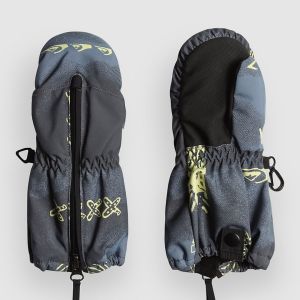 Prezzi Quiksilver indie kids mittens shadow checks flint stone