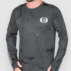 Prezzi Volcom v-science crew base layer top black print