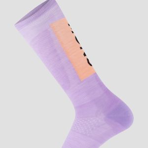 Prezzi Mons royale merino snow tech socks lupin / punch
