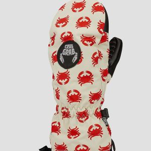 Prezzi Crab grab cinch youth kids mittens crabs