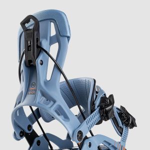 Prezzi Nidecker flow fuse 2025 snowboard bindings slate blue