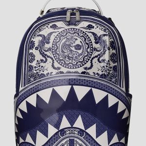 Prezzi Sprayground 1off bags backpack blue / white