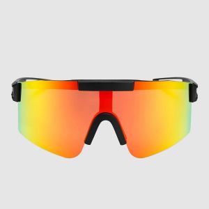 Prezzi Chpo luca black sunglasses red mirror