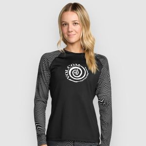 Prezzi Volcom v-science crew base layer top black white