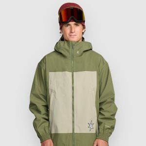 Prezzi Volcom arthur 3l jacket dark olive