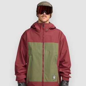 Prezzi Volcom arthur 3l jacket burnt red