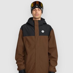 Prezzi Volcom buckthreeeighty jacket brown
