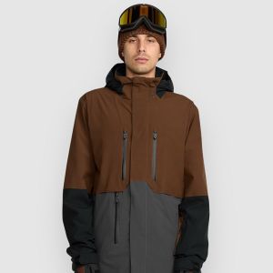 Prezzi Volcom rnge stretch 30k jacket brown