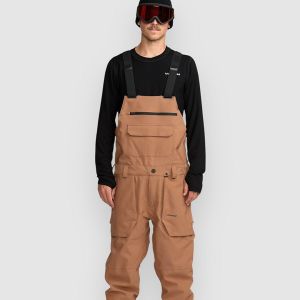 Prezzi Volcom roan bib pants terra brown
